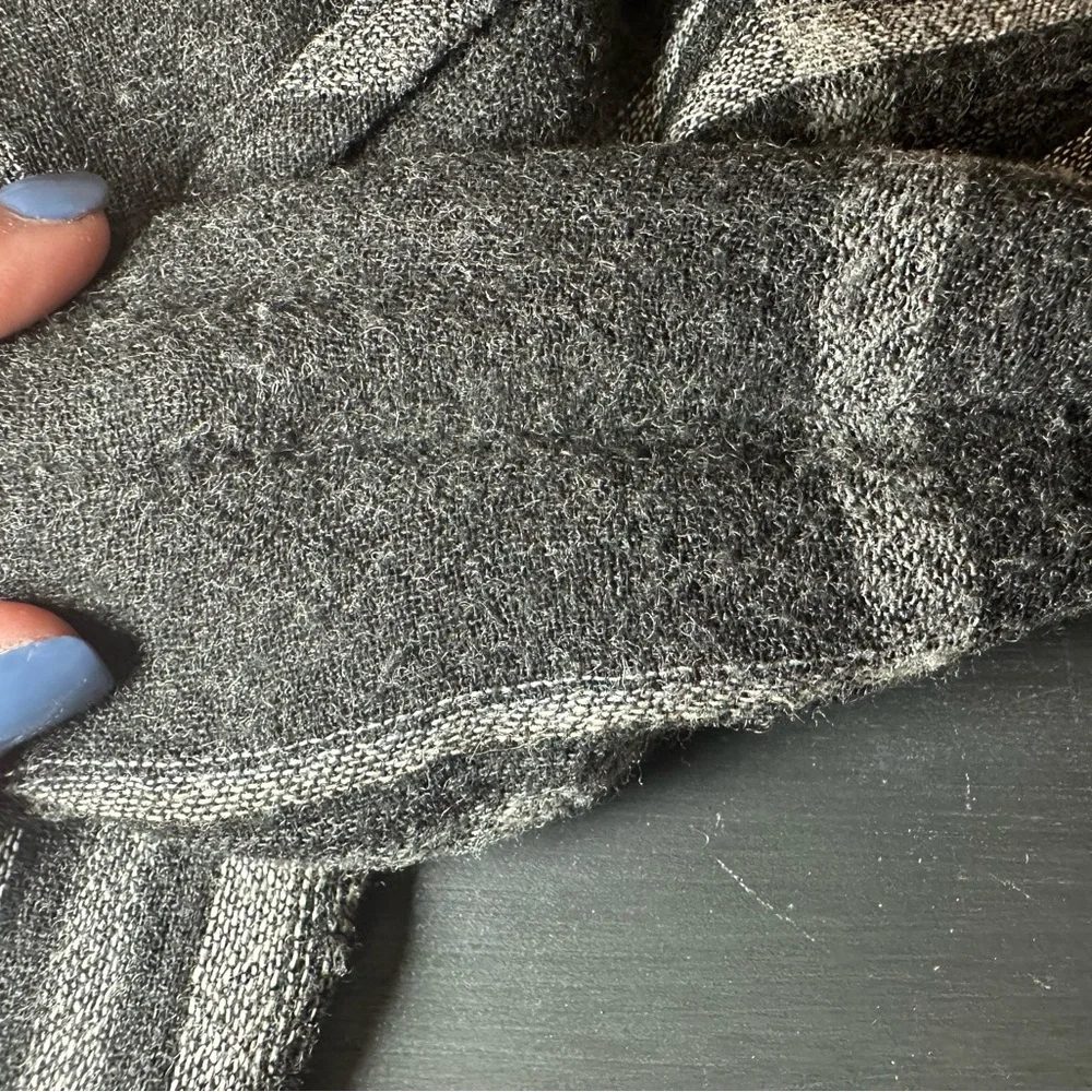 Burberry Brit Grey Nova Check Tie-Neck Dress - Picture 12 of 15